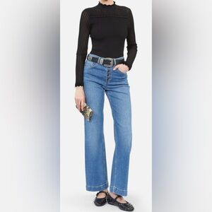 The Kooples Jeans Wide Leg Sz 36 EU